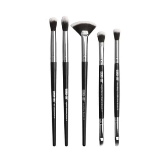 Makeup-Pinselset, Makeup, 5 Pinsel, Schwarz
