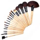 Set de 19 brochas de maquillaje Fraulein38 + estuche para brochas