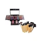 Promo Pack : Kit de maquillage professionnel Miss Rose 190 couleurs + 24 pinceaux de maquillage + sac à main