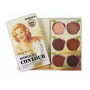Kiss Beauty Highlight Contour Palette #3
