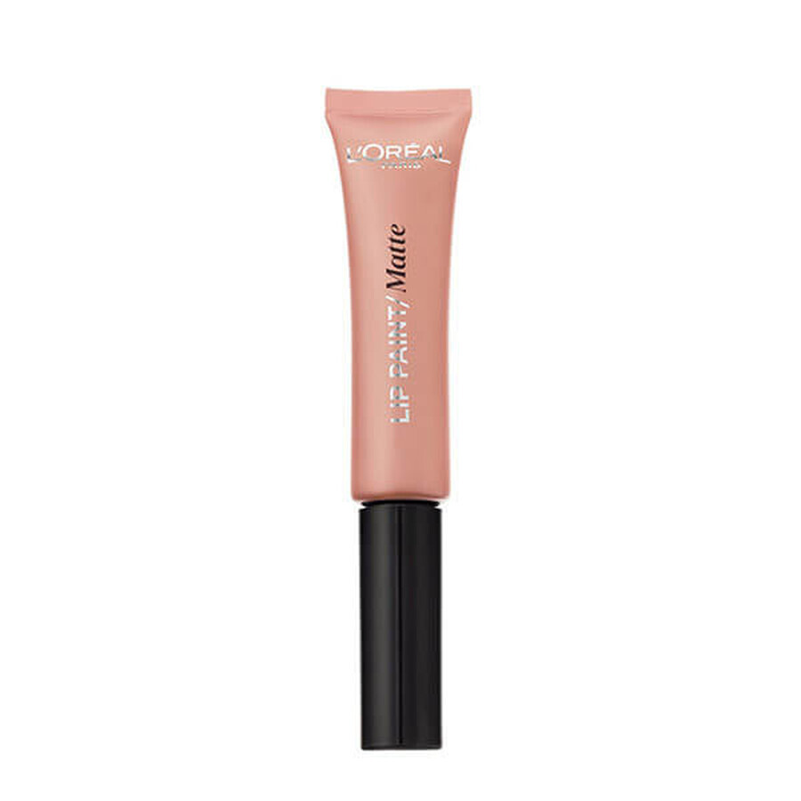 Rossetto liquido opaco Loreal Lip Paint, tonalità 210 Labbra morte