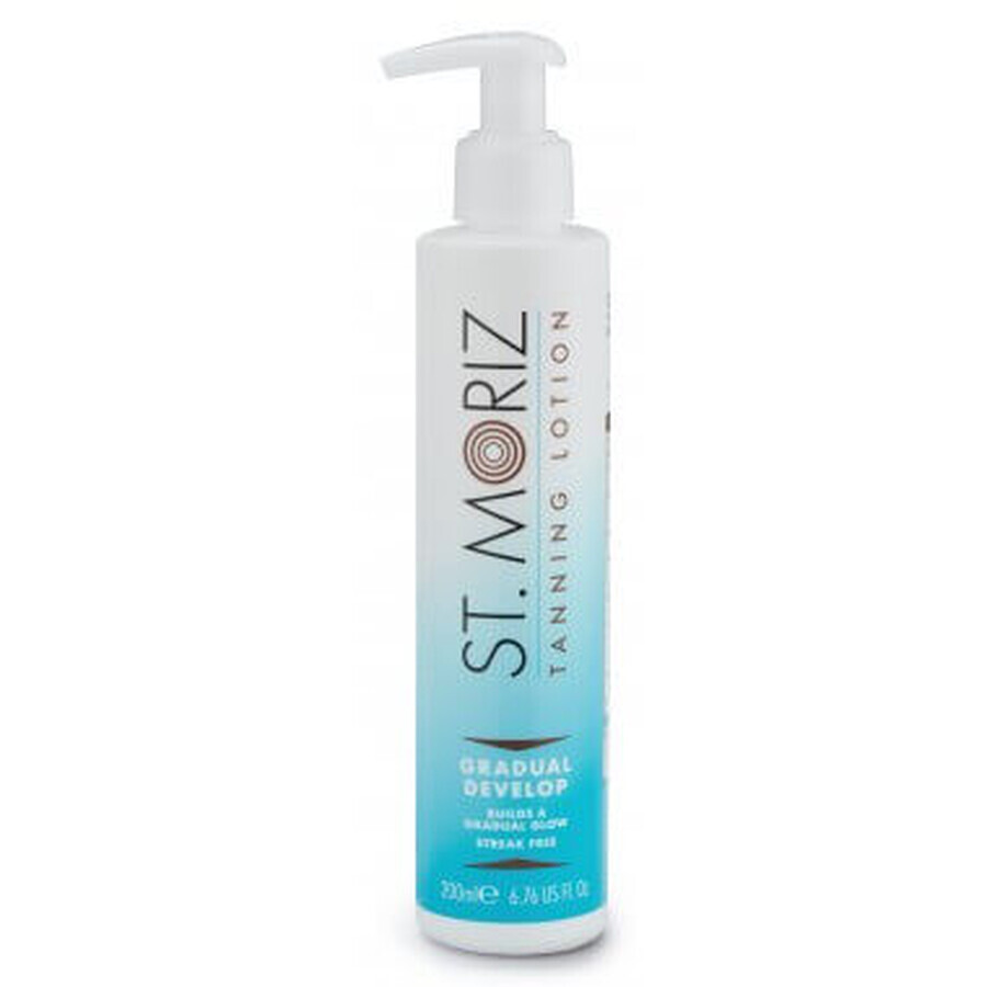 Lotion autobronzante professionnelle St Moriz Gradual Develop, 200 ml