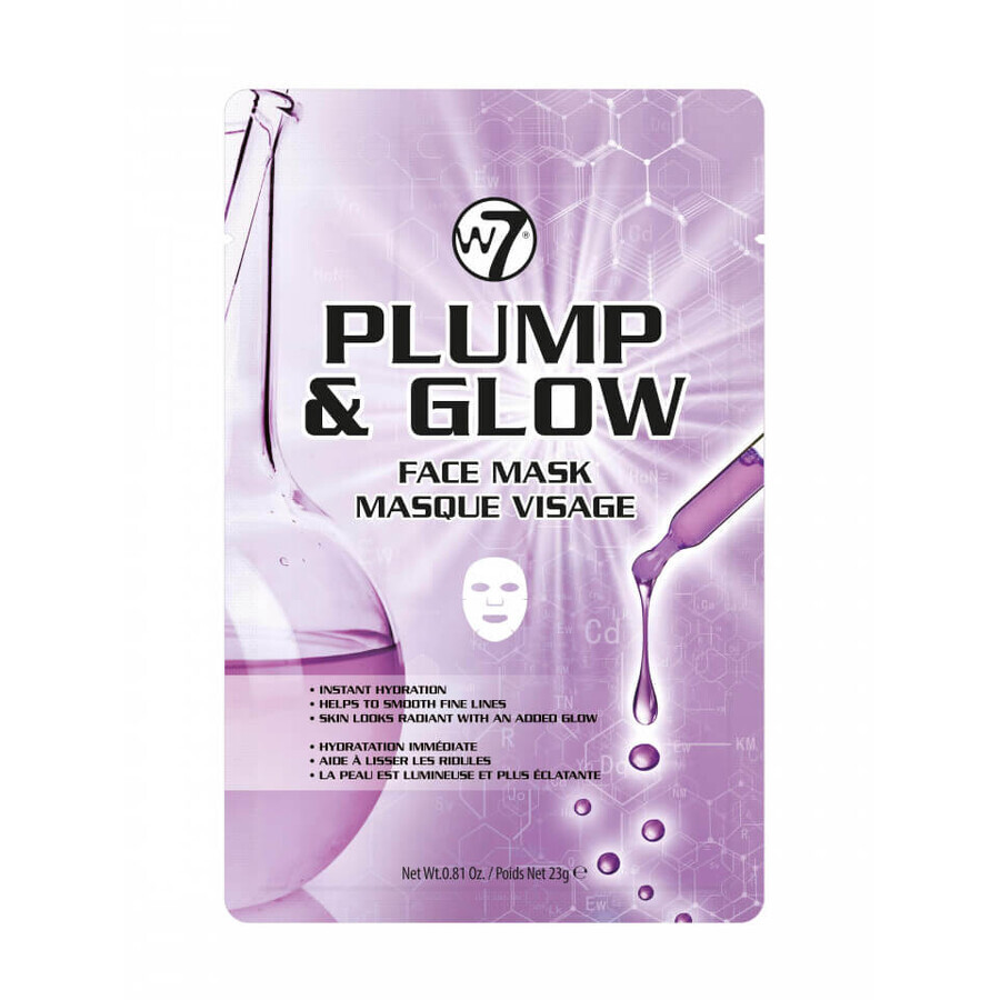 Maschera viso W7 Plump &amp; Glow Masque Visage
