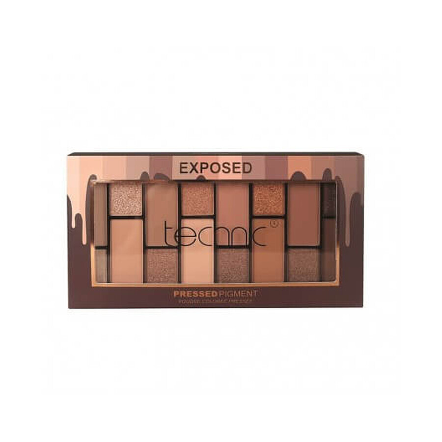 Technic Exposed Oogschaduwpalette, 16 kleuren