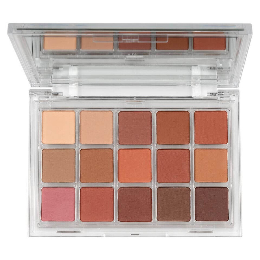 Kit di ombretti Qibest, Saturn, 15 colori opachi