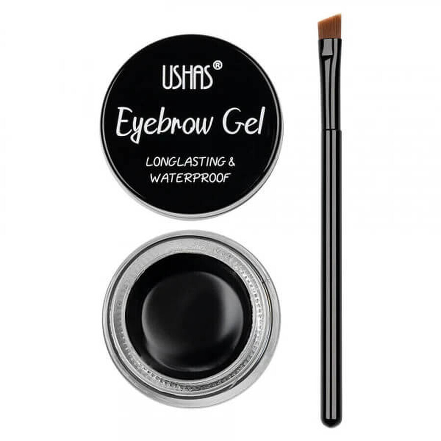 Winkel op Ushas Waterproof Wenkbrauw Gel, 01 Zwart Ushas Waterproof Wenkbrauw Gel, 01 Zwart