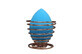 Makeup Sponge Set and Metallic Makeup Support, Blue