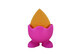 Makeup Sponge Set and Silicone Makeup Support, Orange