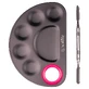 Luxorise metalen make-up mengpalet, zwart