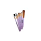 Brochas de maquillaje, Brocha de maquillaje, 8 brochas Lila