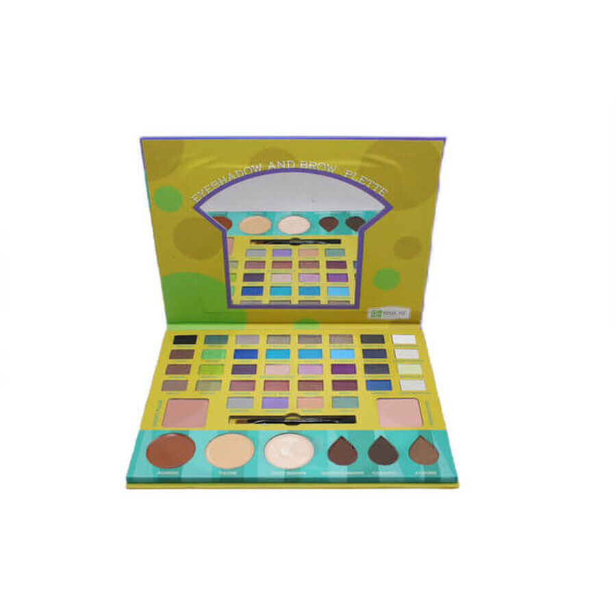 Makeup kit eyeshadow palette, BBRose Cosmetics, 44 colors