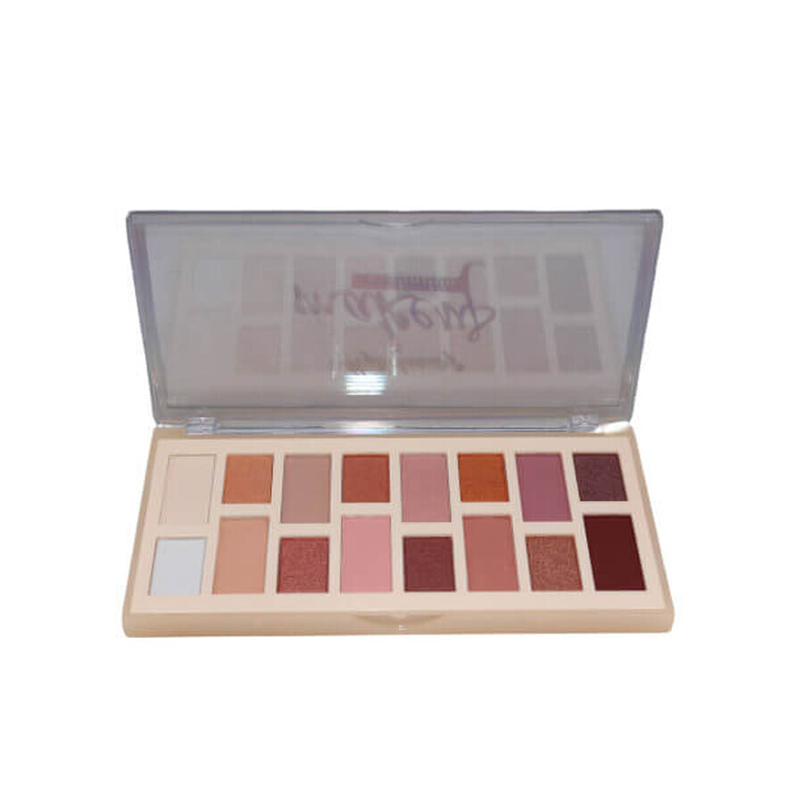 Palette d'ombres à paupières Myth Beauty, 16 couleurs