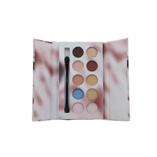 Eye shadow palette, Kiss Beauty Fashion, 10 colors, brush included