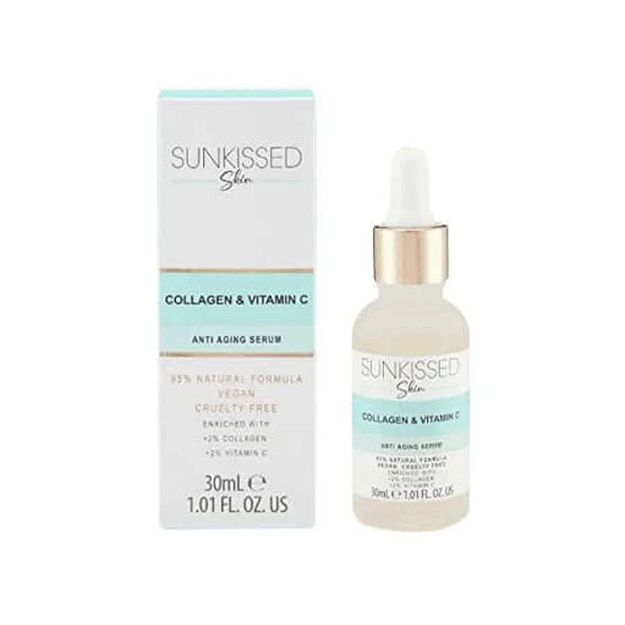 Gesichtsserum, Sunkissed Skin, Kollagen Vitamin C, 30 ml