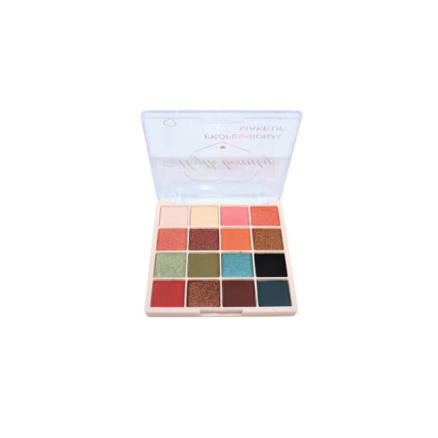 Eye shadow palette makeup kit, Myth Beauty, Professional Makeup, 16 colors, 1