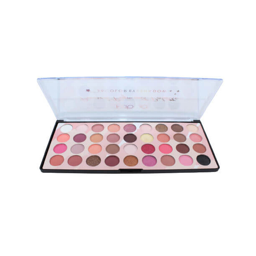 Fabbla Eyeshadow Palette, gepresste Pigmentpalette, 36 Farben Lidschatten