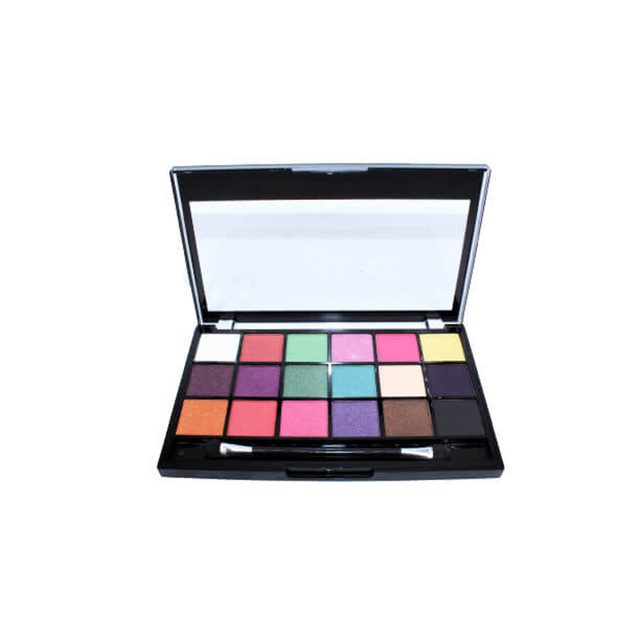Set of 18 eyeshadows, Qtralnida, Eye Shadow