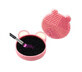 Pinselreinigungszubeh&#246;r, Make-up, Silikon-Teddyb&#228;r, Rosa
