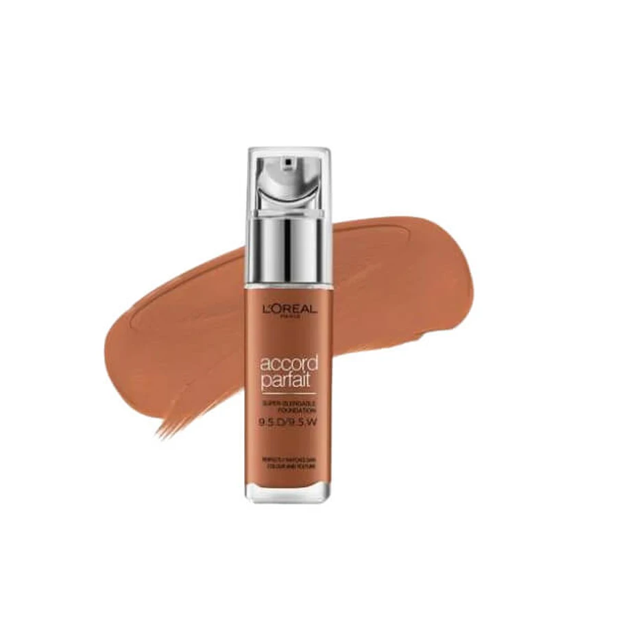 Fond de teint, Loreal, True Match True Match Super Blendable Foundation, 9.5D/9.5W Mahogany, 30 ml