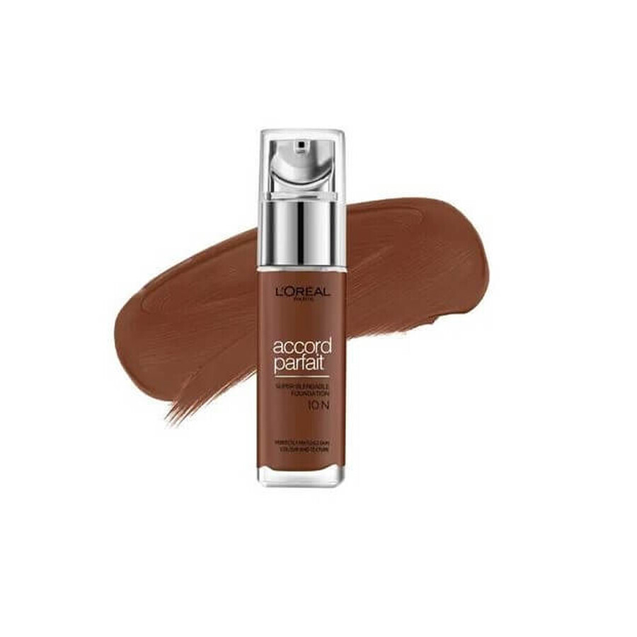 Fond de ten, Loreal, True Match Super Blendable Foundation, 10N Cacao, 30 ml