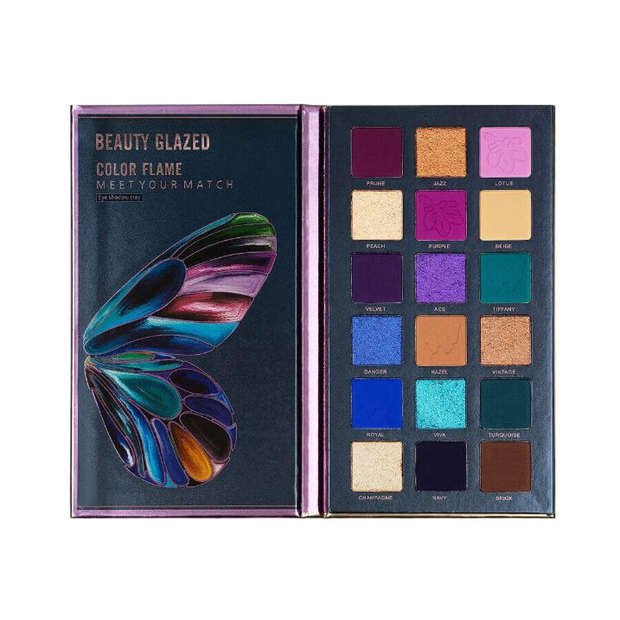Oogschaduw make-up kit, Beauty Glazed, Colour Flame, B110