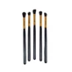 Set van 5 make-up kwasten, Make-up, Man Fei, Zwart
