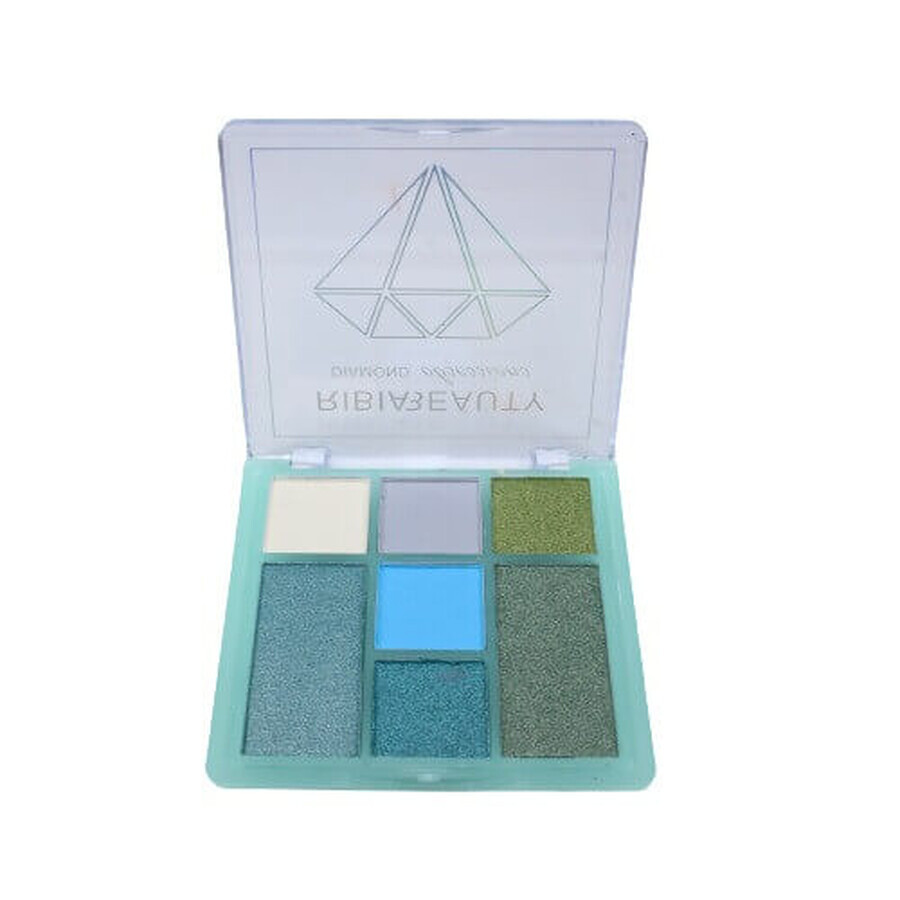 Eye shadow kit, Ribia Beauty, Diamond Obsessions, Green