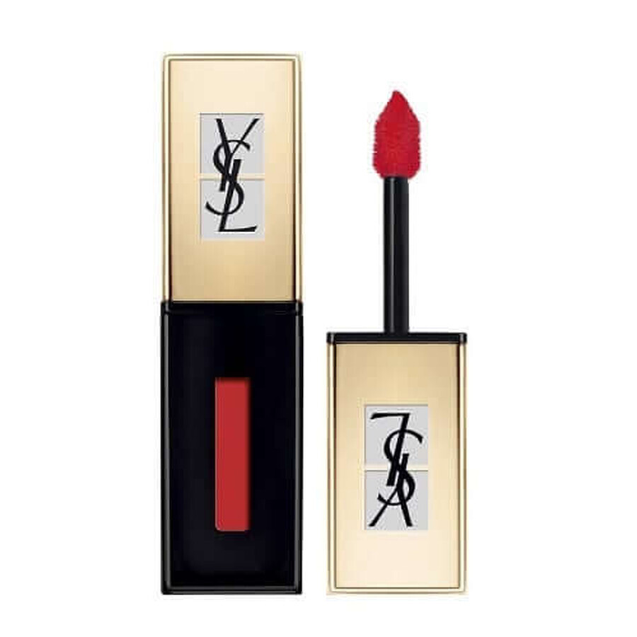 Lippenstift, Yves Saint Laurent, YSL Vernis A Levres Glossy Satin, 202 Rouge Splash