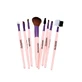 Set of 8 Makeup Brushes, Makeup, Pink
