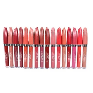 Set van 16 vloeibare lippenstiften, make-up, lipgloss