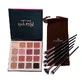 Makeup set, blush kit and set of 6 brushes, Makeup, Rock Metal