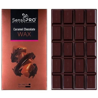Elastic hair removal wax, SensoPro, Wax Chocolate, Caramel, 400 g