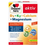 D3 + K2 + Calcium + Magnesium Aktiv, 30 Tabletten, Doppelherz