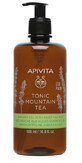 Apivita Tonic Mountain Tea, shower gel with essential oils, 250 ml