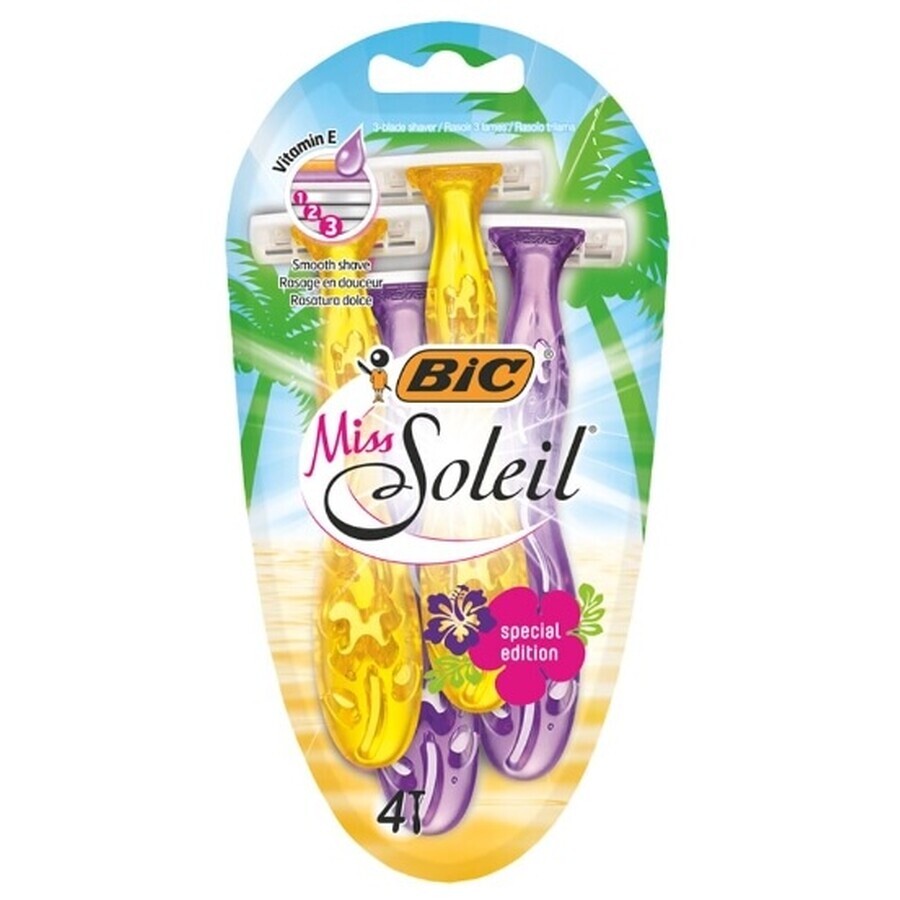 Bic, Miss Soleil, Einwegrasierer, 4 Stück