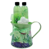 Aurora Gift Set Wild Lily el 180 ml + Shampoo 180 ml + Sparkling Ball + Washcloth