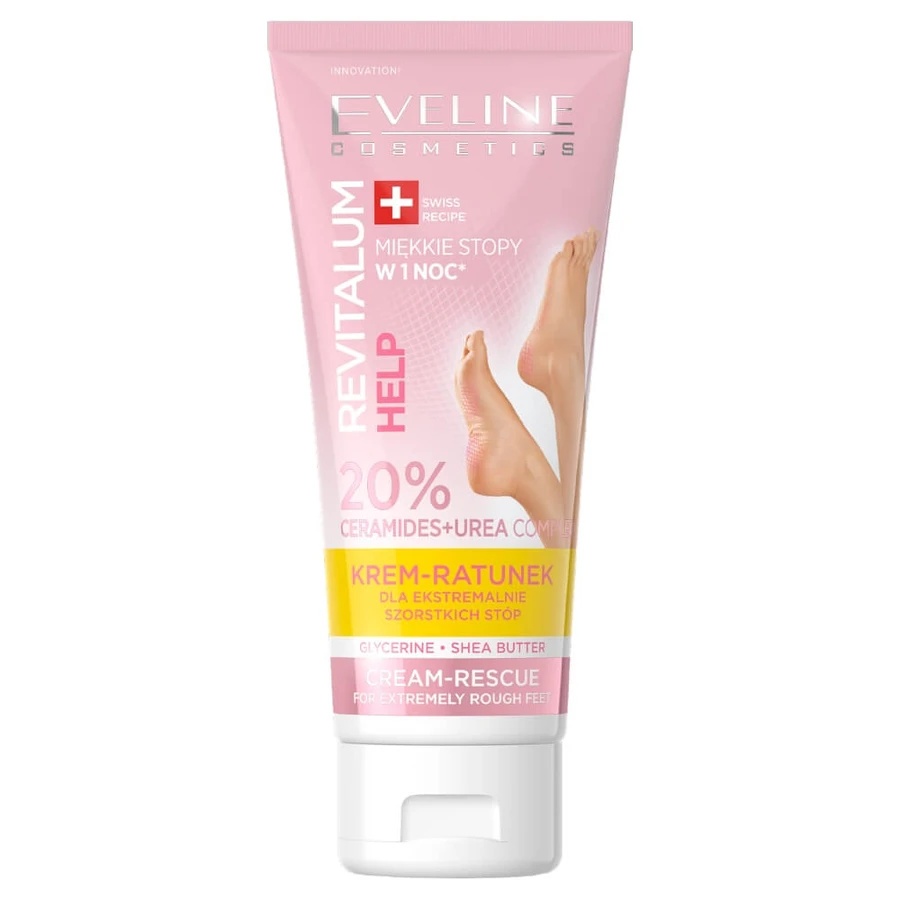 Eveline Cosmetics Revitalum Crème-Rescue voor extreem ruwe voeten, 75ml