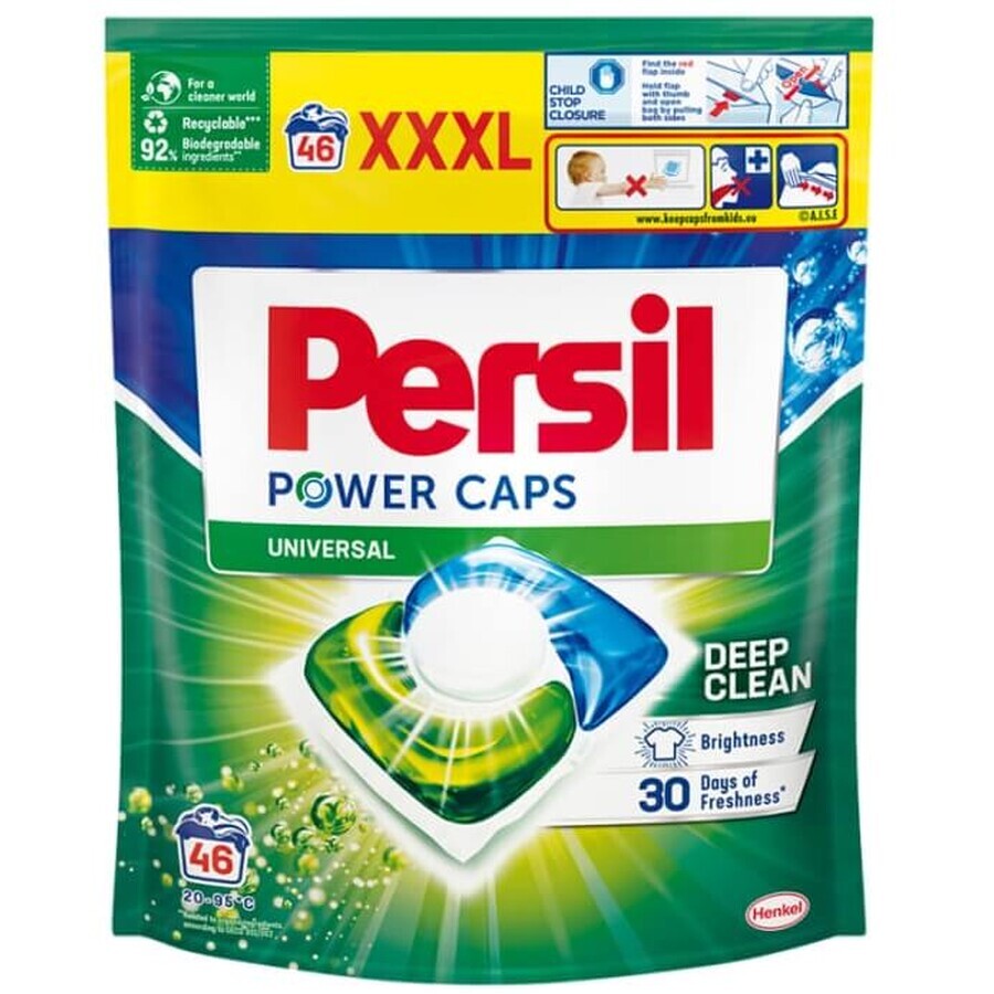 Persil Power Caps, Capsule de spălare multifuncționale, 46 bucăți
