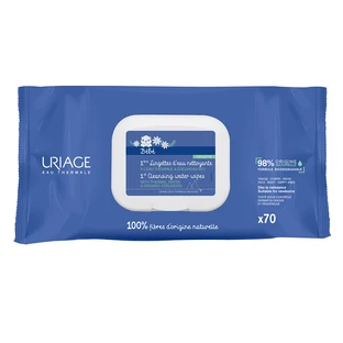 Reinigingsdoekjes met thermaal water 1er Baby, 70 stuks, Uriage