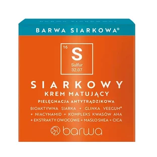 Barwa Schwefel-Mattierungscreme, 50ml