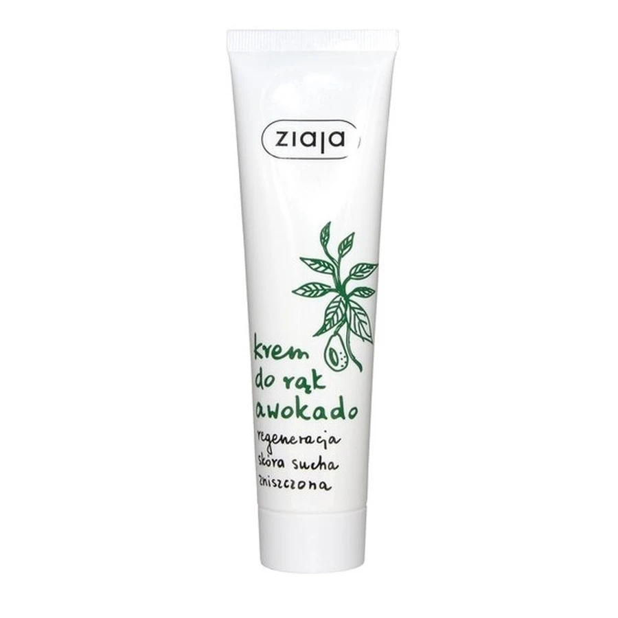 Ziaja, Handcrème met avocado, regenererend, droge en beschadigde huid, 100 ml - Lang houdbaar!