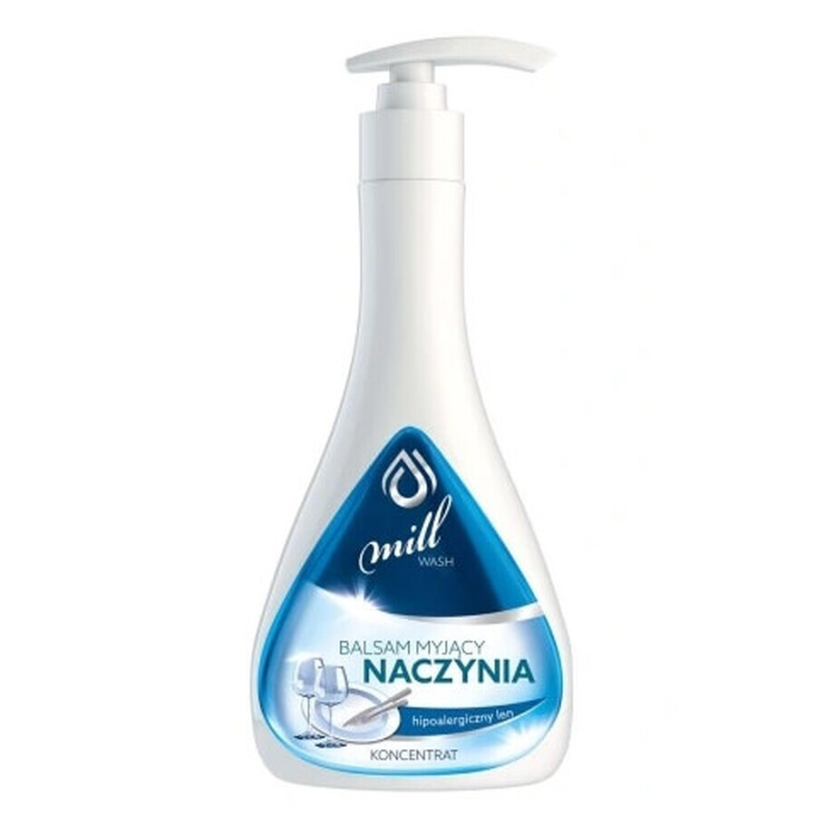 Mill Wash Balm/Concentrado hipoalergénico lavavajillas para ropa blanca, 555 ml