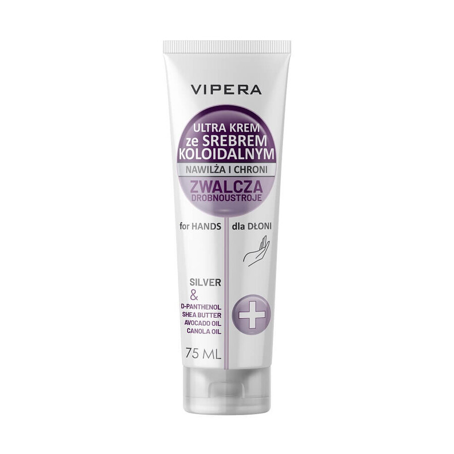 Vipera Ultra moisturizing and protective cream with colloidal silver for donkeys, 75ml