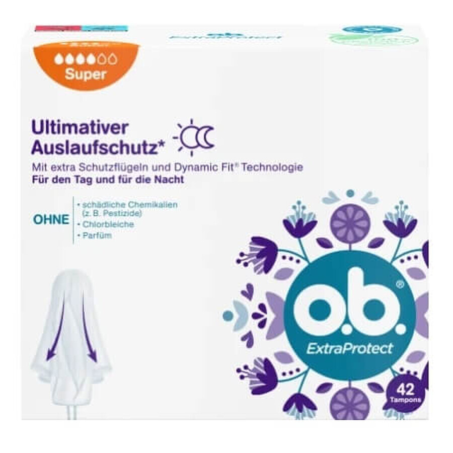 Shop Ob, ExtraProtect Super, Pads, 42 Stück Ob, ExtraProtect Super, Pads, 42 Stück