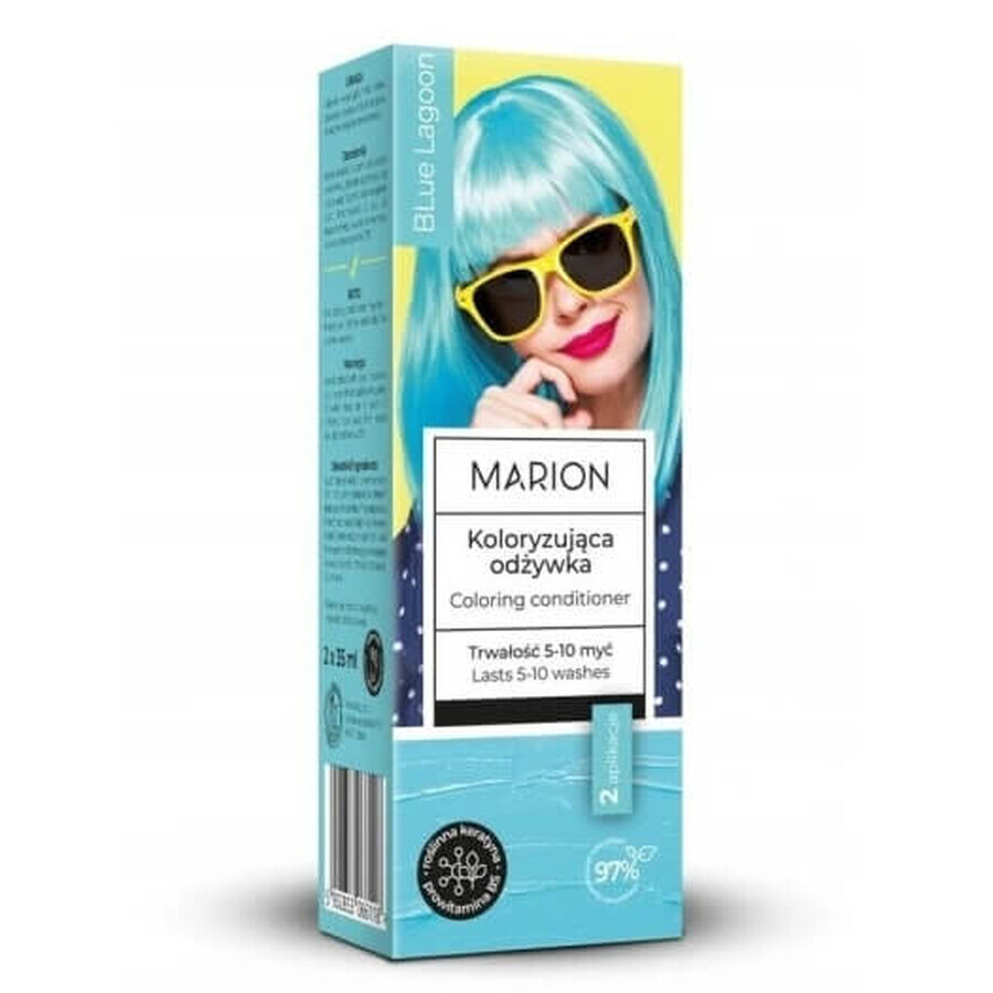 Buy Marion Rinse-Off Colorant 5-10 my Blue Lagoon, 2 x 35 ml Marion Rinse-Off Colorant 5-10 my Blue Lagoon, 2 x 35 ml