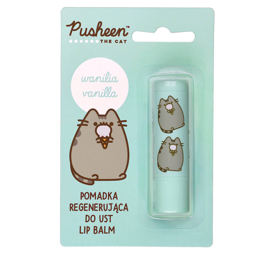 Winkel op Pusheen Regenererende Vanille Lipstick Lippenbalsem, 3.8g Pusheen Regenererende Vanille Lipstick Lippenbalsem, 3.8g
