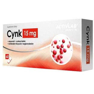 Zinc 15mg Activlab Pharma, 60 tablets