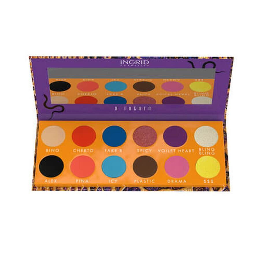 Ingrid Pina Eyeshadow Palette, 14.4g