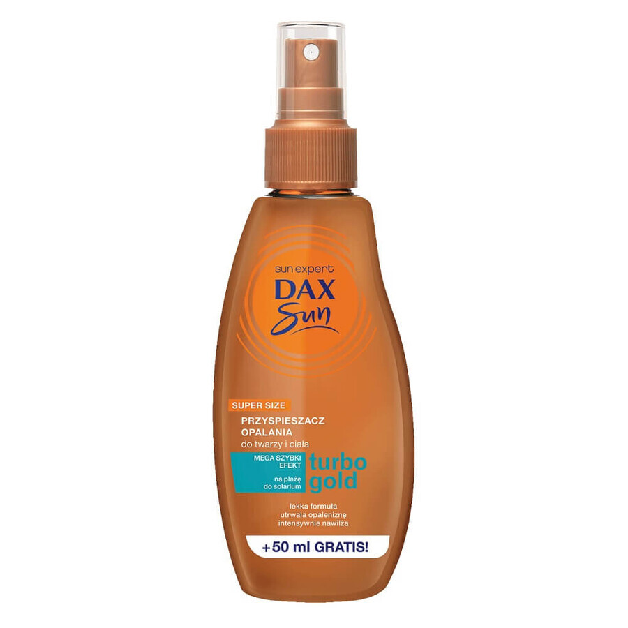 Buy Dax Sun Sun Accelerator for Face and Body Turbo Gold 200ml Dax Sun Sun Accelerator for Face and Body Turbo Gold 200ml