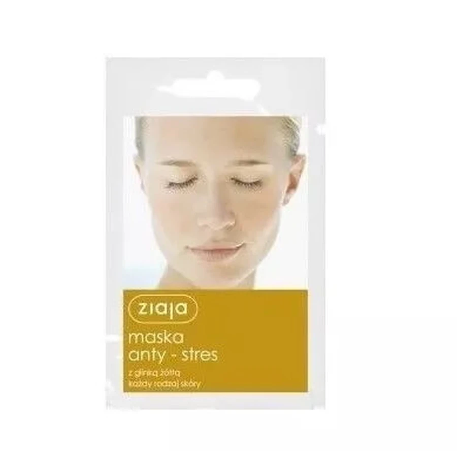 Ziaja, Anti-Stress Tonerde-Maske für alle Hauttypen, 7ml - Lange haltbar!